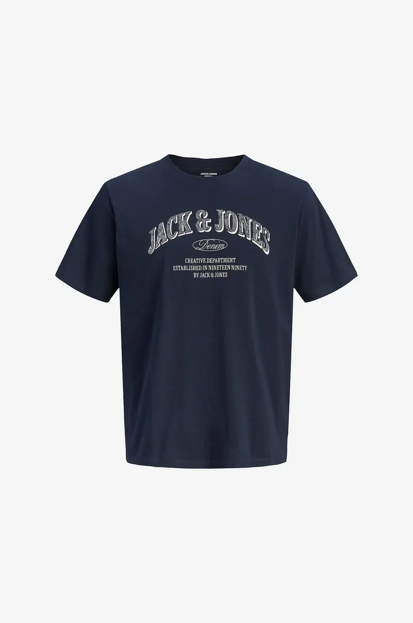 Jack & Jones Plus T-skjorte Jjedenver Logo Tee Ss O-Neck Sn Pls - Blå