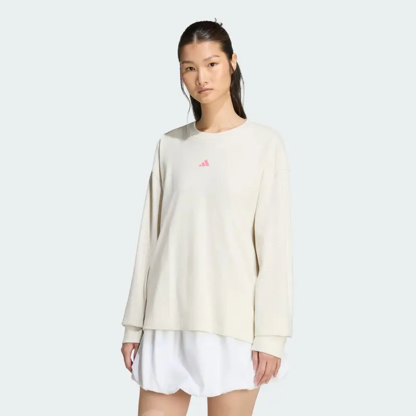 Adidas 3 STRIPES STUDIO BOYFRIEND LONGSLEEVE T-SKJORTE