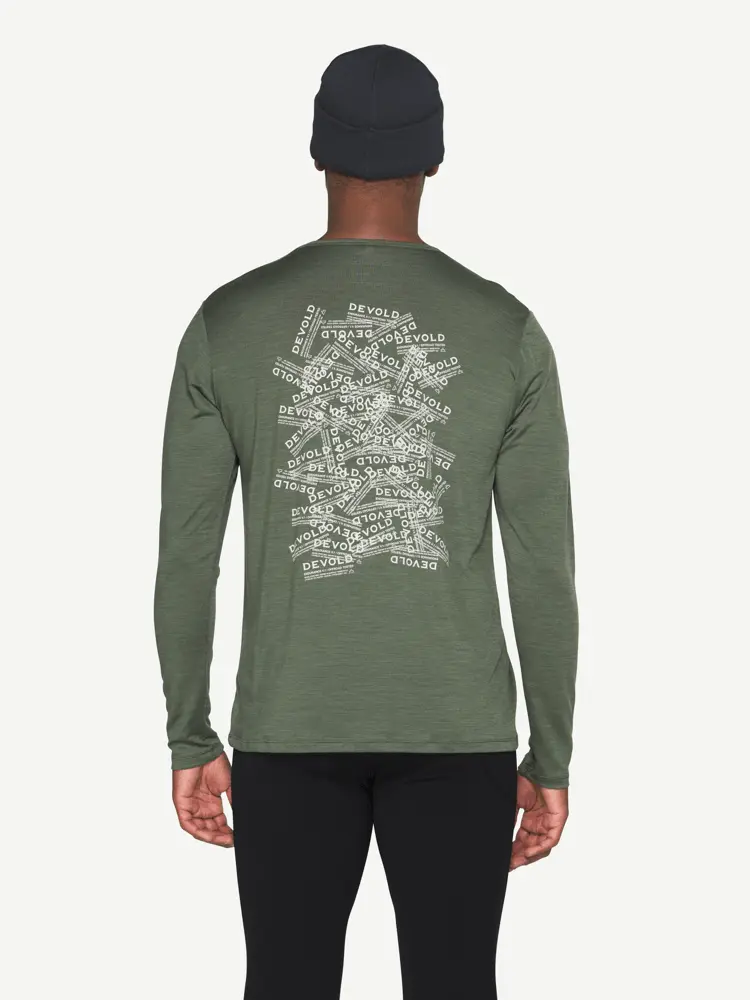 Devold Devold - Active Stamp Long Sleeves Herre - Large - Grønn