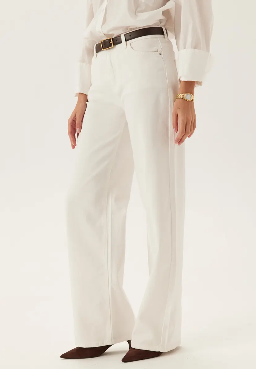 Pieces Pcsilke Mw Wide Colered Jeans