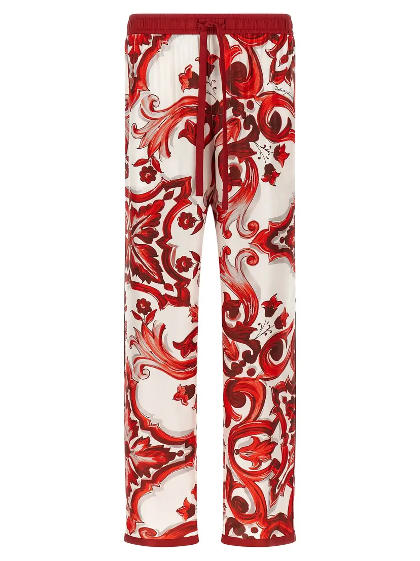 Dolce & Gabbana Dolce & Gabbana Vide bukser – Rød