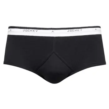 Jockey Jockey Cotton Y-front Brief Svart bomull Large Herre