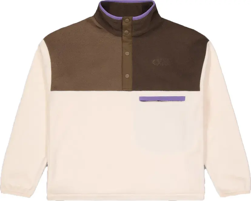 Picture Organic Clothing Picture Organic Clothing Arcca Women's 1/4 Fleece Vanilla Cocoa Chicory