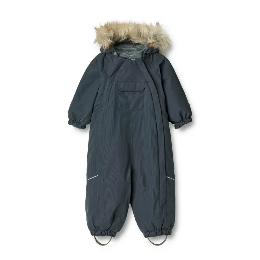 Wheat Wheat - Vinterdress Nickie Tech Dark Blue