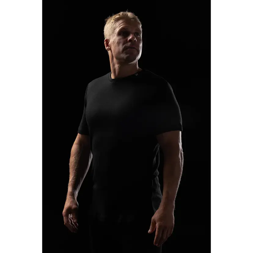 Woolf Merino Woolf Merino M's Heisen Tee Black