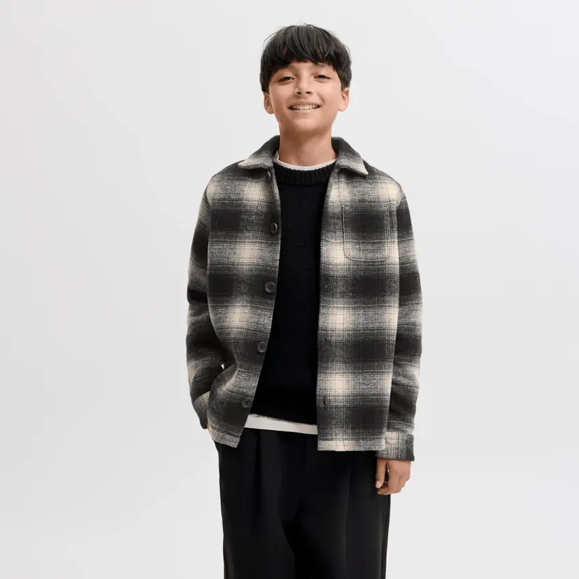 Jack & Jones Jack & Jones - Overshirt Soho Ollie Asphalt Checks