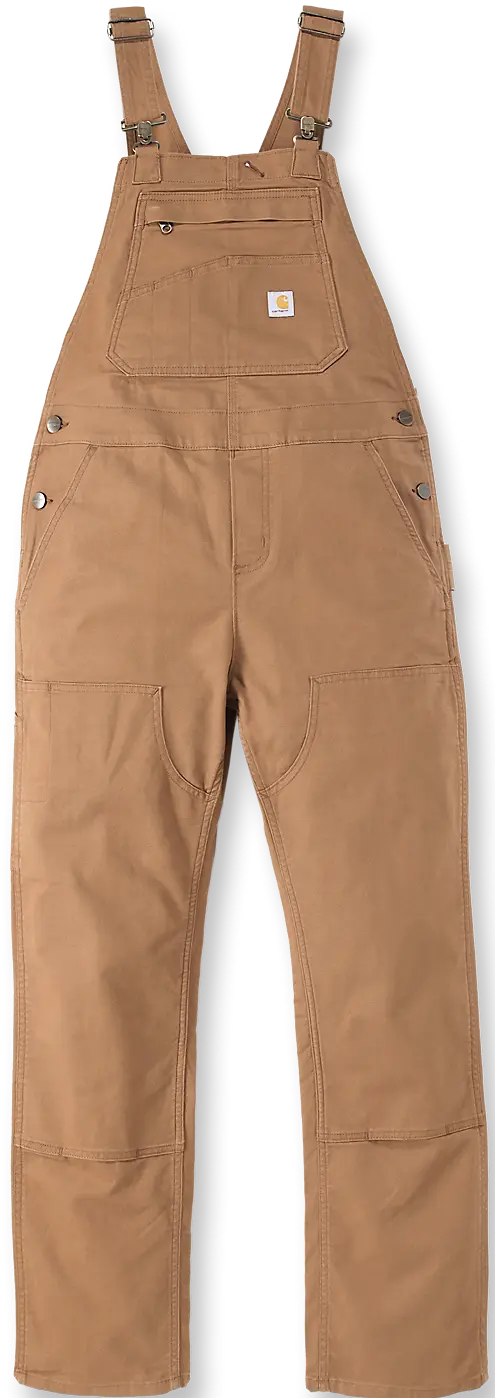 Carhartt Workwear Carhartt Workwear Carhartt W's Ashland Loose Fit Denim Bib Overal Carhartt® Brown