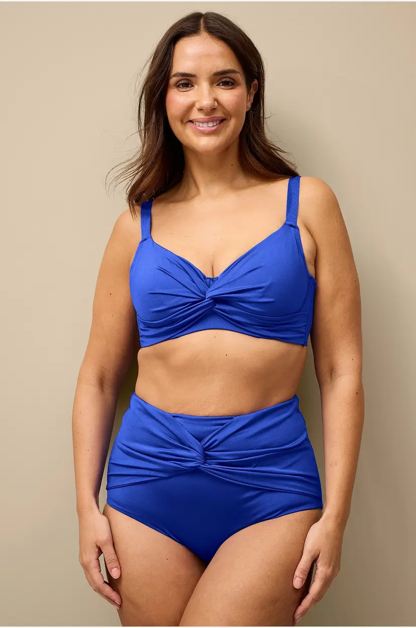 Ellos Plus collection Bikinitruse med formende effekt - Blå
