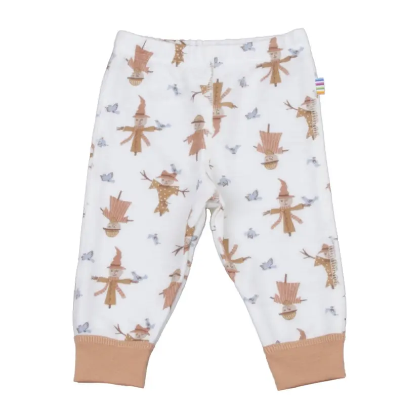 Joha Joha - Longs Ull og Bambus Scarecrow - Off White/ Peach