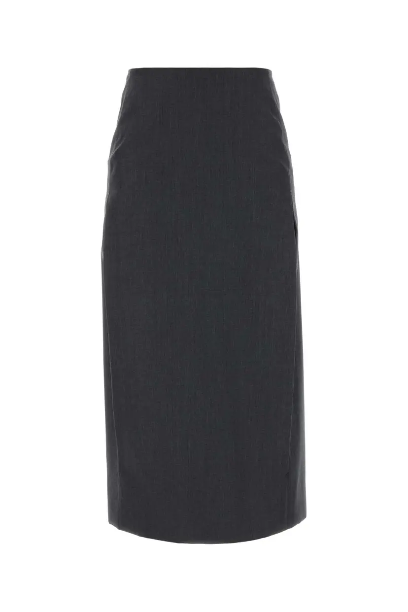 Jil Sander Jil Sander Midiskjørt – Grå