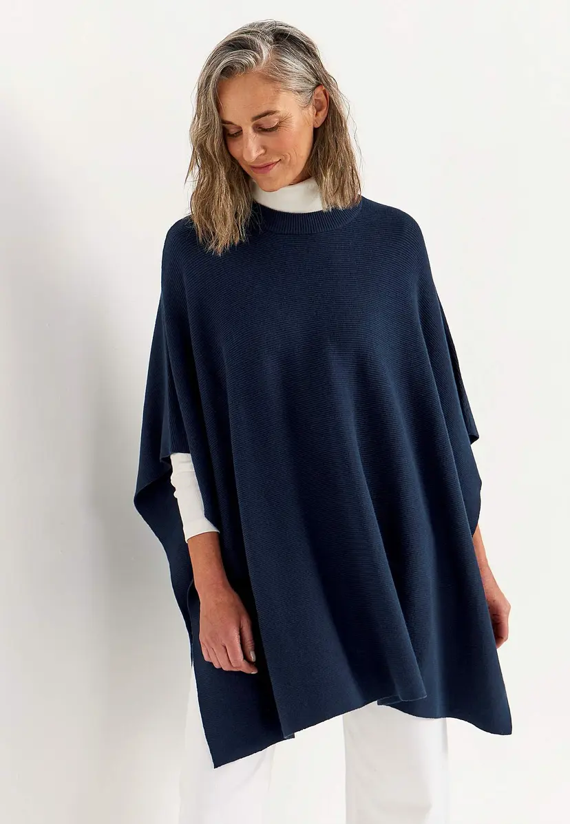 Cellbes of Sweden Finstrikket poncho