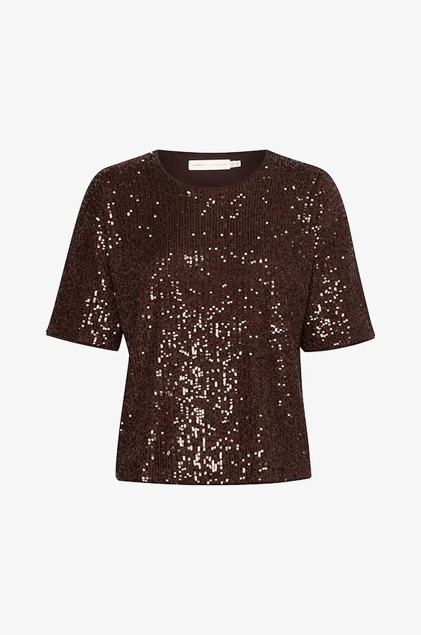 Inwear Paljettopp JarjarIW Tshirt - Brun