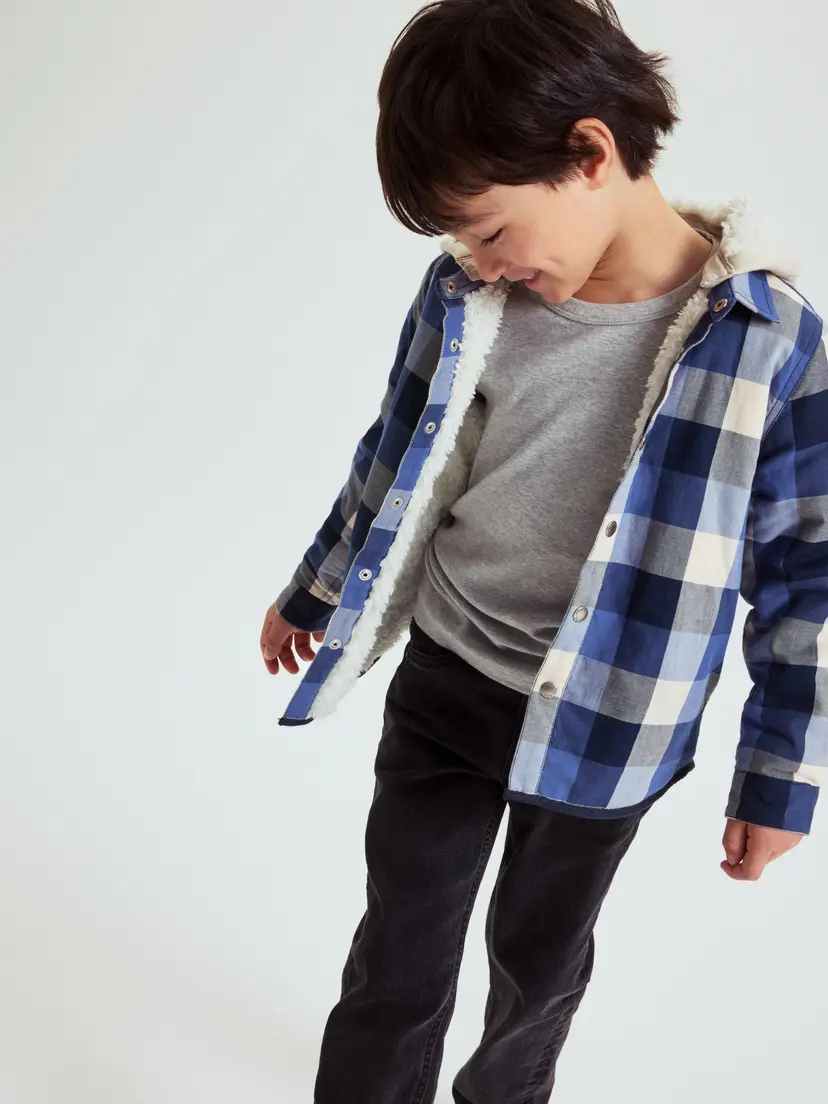 Polarn O. Pyret Jakkeskjorte pilefôr rutet