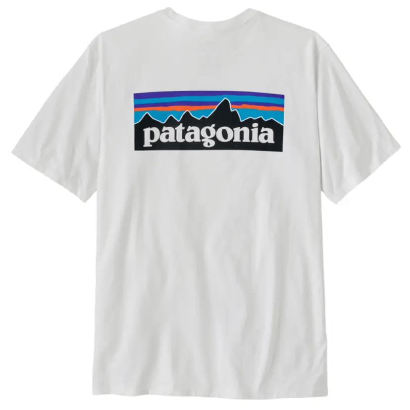 Patagonia Patagonia M's P-6 Logo Responsibili-Tee Fiber White