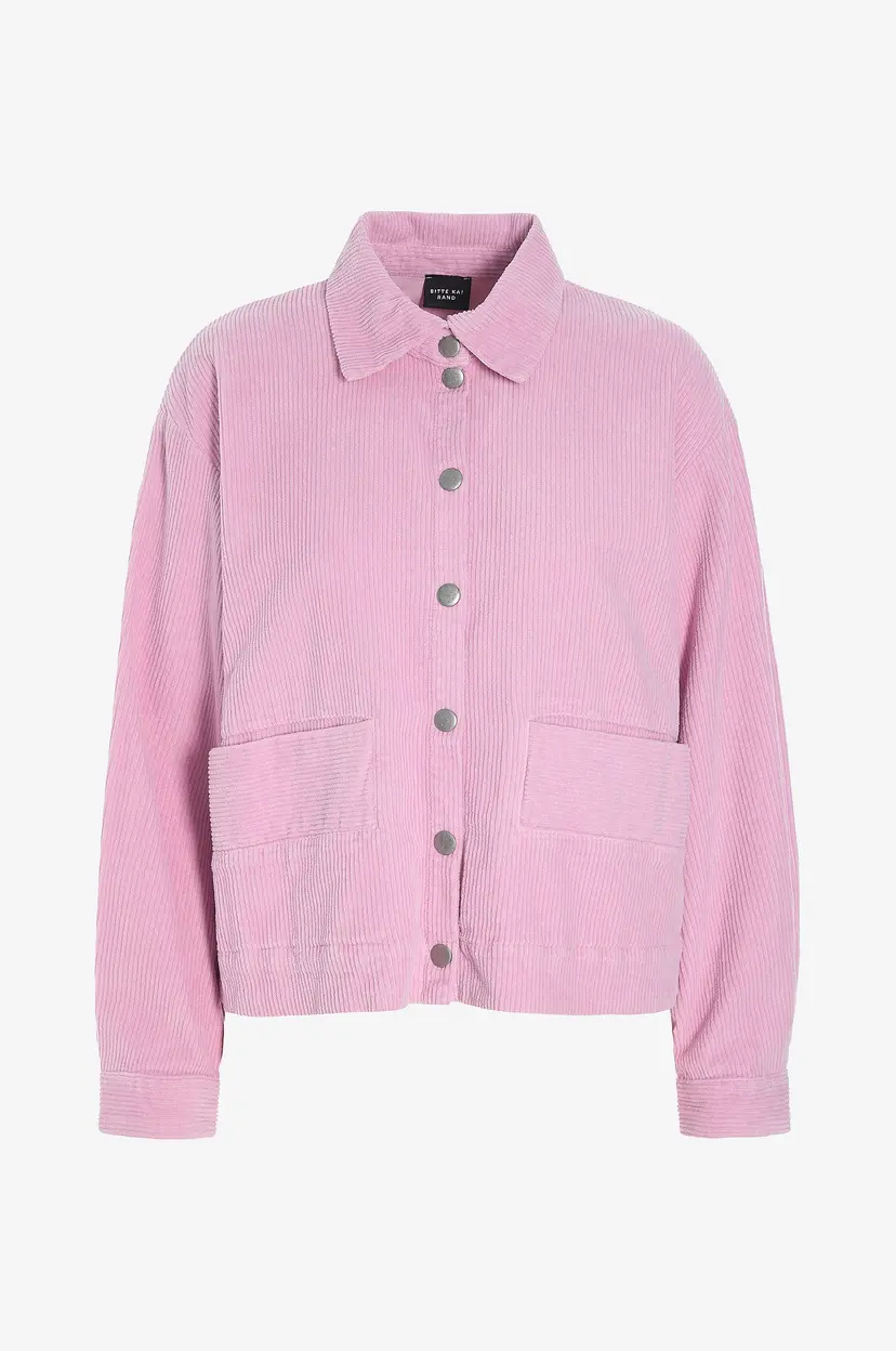 Bitte Kai Rand Kordfløyelsjakke Berubetto - Rosa
