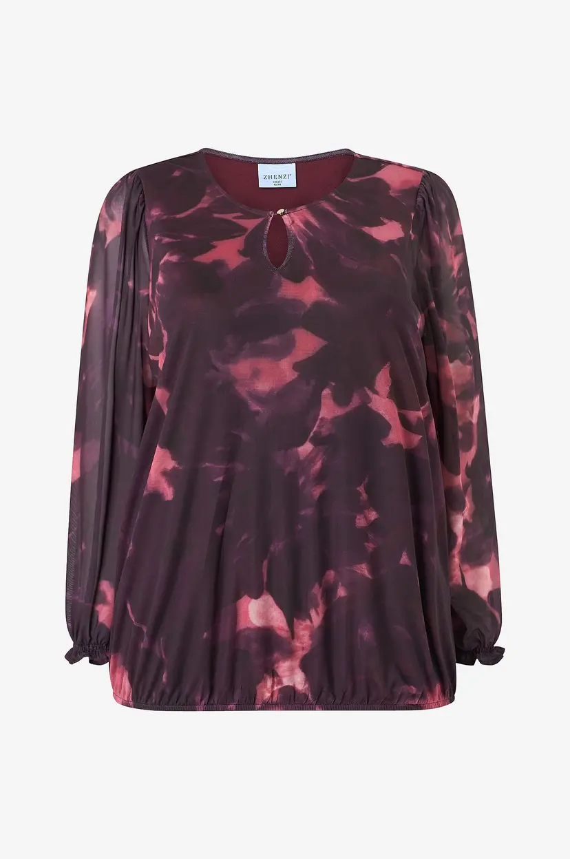 Zhenzi Bluse Zh-Karla 1430-Blouse L/S - Lilla