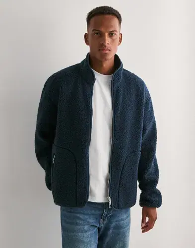 Que Sera Sera Que Sera Sera Pete Pile Jacket Vårjakker Blå
