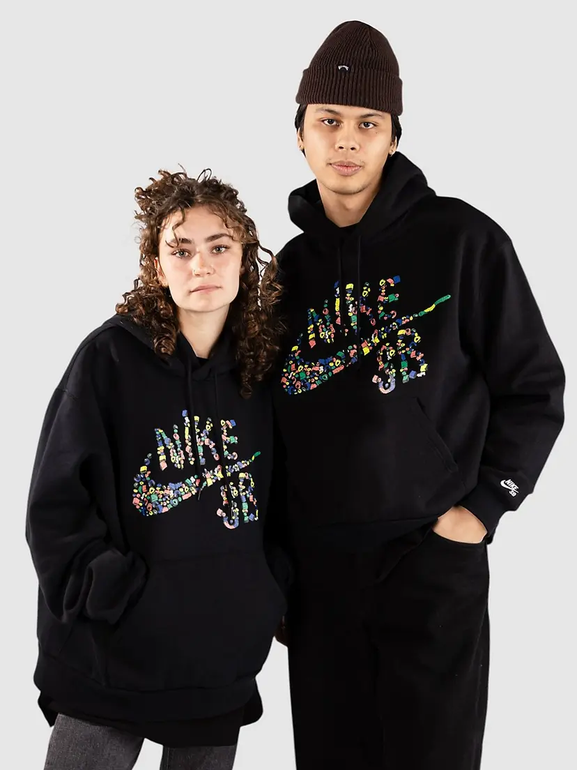 Nike Nike SB Fleece Pull-Over Skate Hettegenser svart