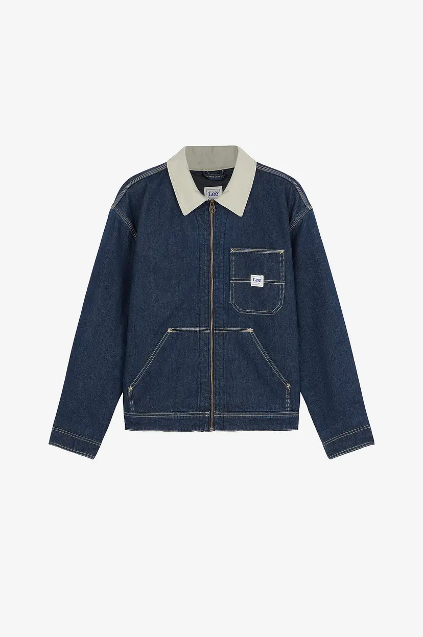 Lee Denim jakke 91w Lined WW Jacket Rinse - Blå