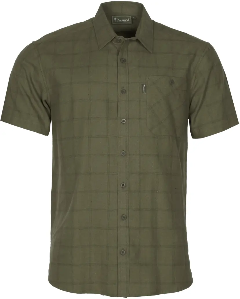 Pinewood Pinewood Värnamo Hemp Shirt Men Green
