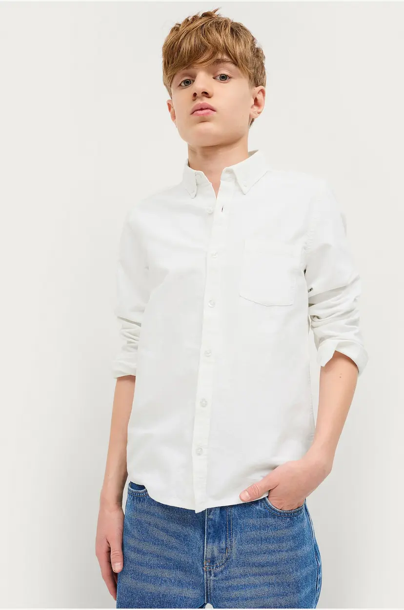 Ellos Collection Skjorte David i Oxford - Hvit