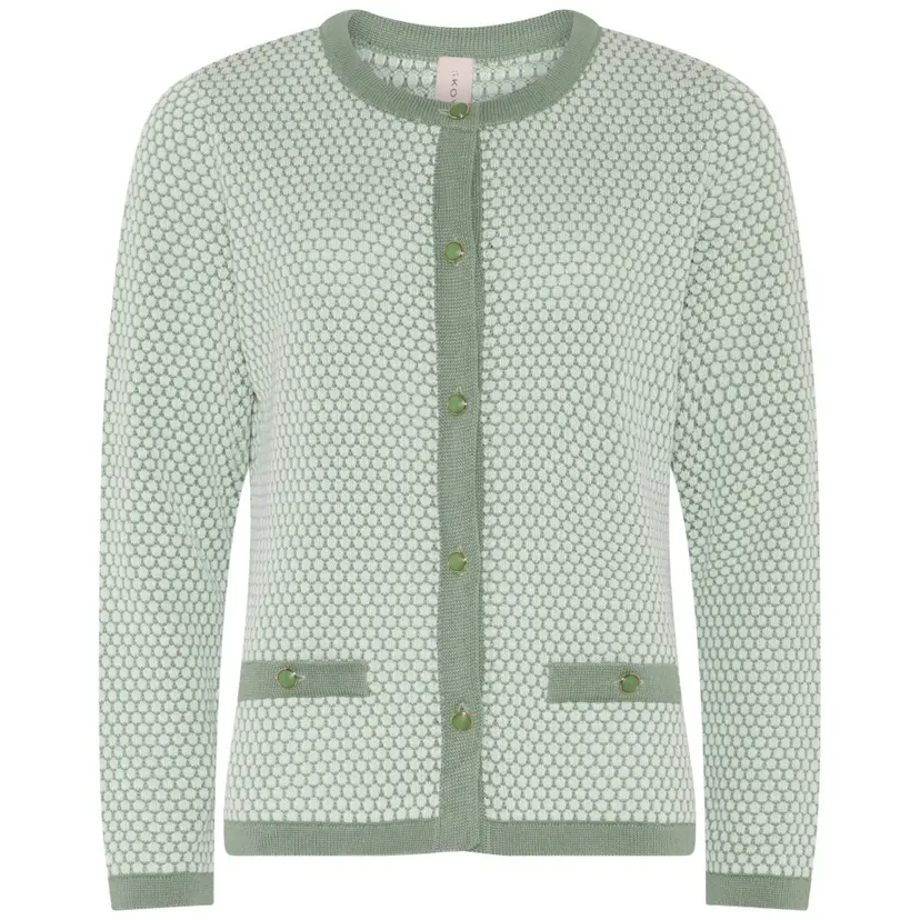 Skovhuus Skovhuus Kvinne Strikket Cardigan Fennel Green M