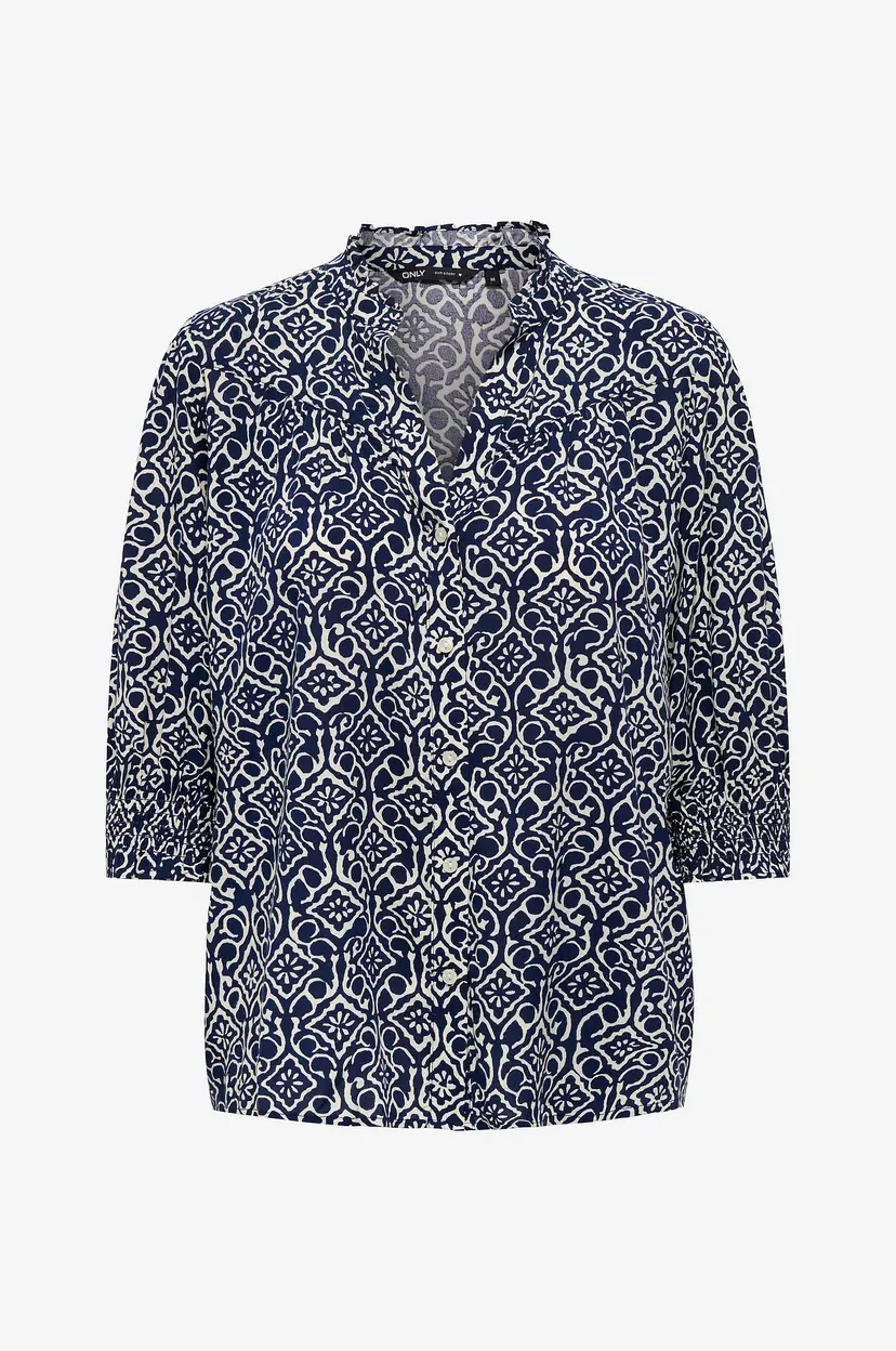 ONLY Bluse onlRaya 3/4 Shirt - Blå