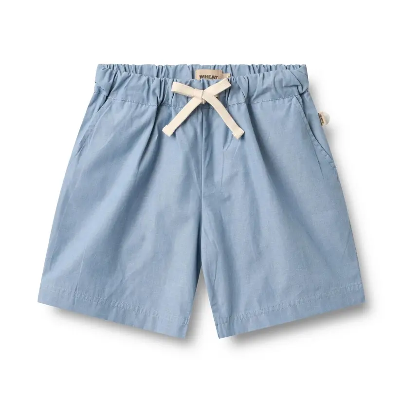 Wheat Wheat Shorts Cuba  Blue Chambrey (98 /3 år)
