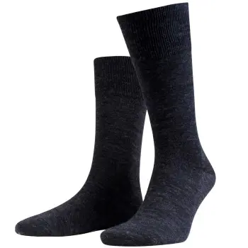 Amanda Christensen Amanda Christensen Strømper Icon Merino Wool Sock Antracit Str 43/44