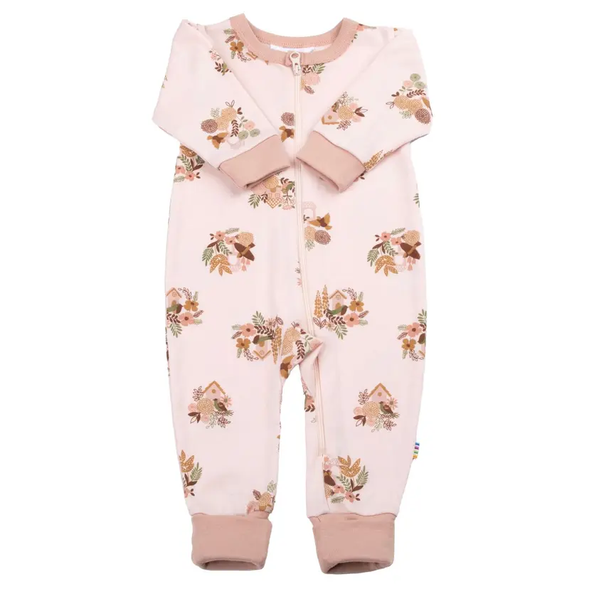 Joha Joha Jumpsuit Bird House Peach (100 / 3-4 år)