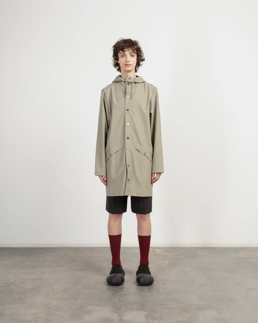 Rains Rains 12020 Green Long waterproof parka