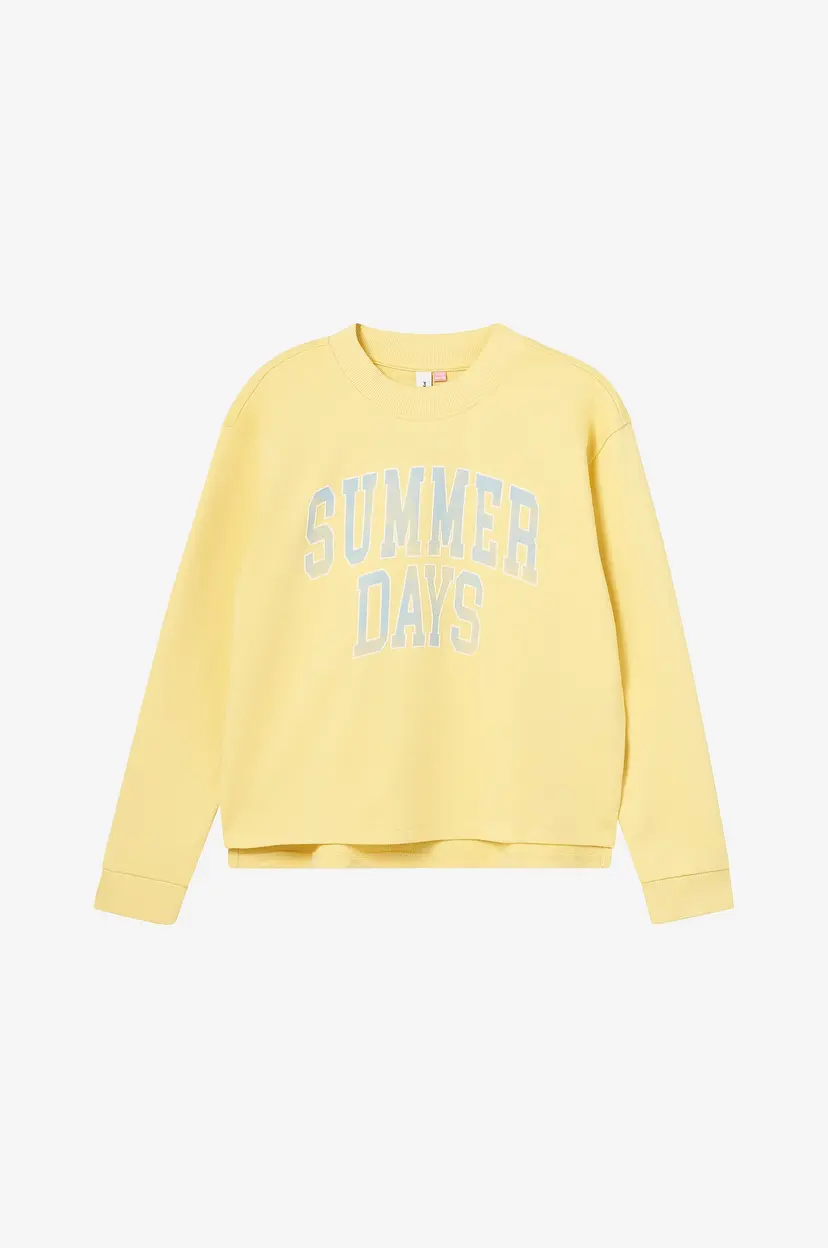 Vero Moda Girl Collegegenser vmBrenda LS Slit Sweat Jrs Girl - Gul