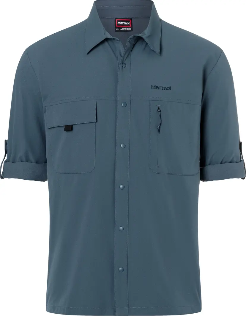 Marmot Marmot Men's Airexchange Upf 40 Overshirt Thunderhead