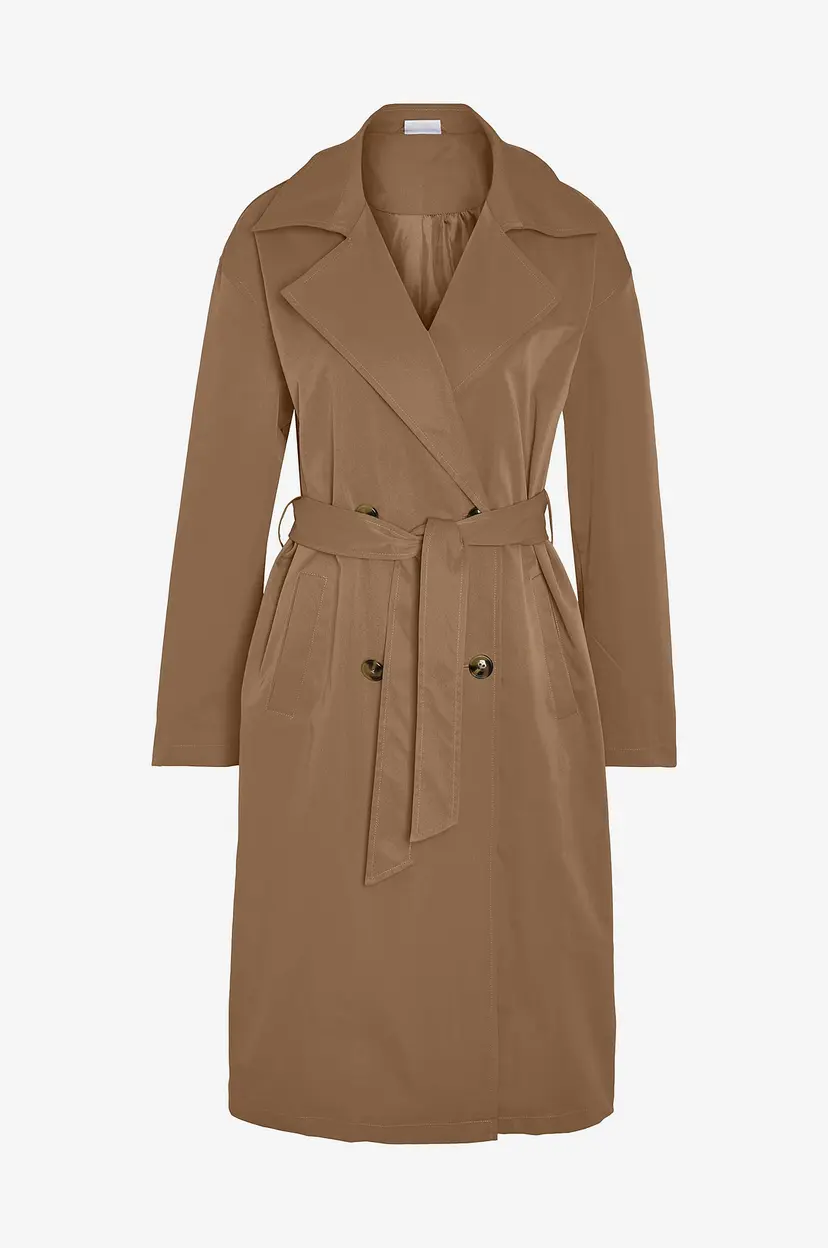 Noisy May Trenchcoat nmManya L/S - Brun