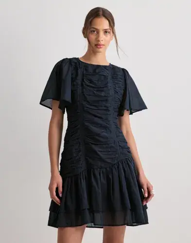 Neo Noir Neo Noir - Blå - Circle S Voile Dress