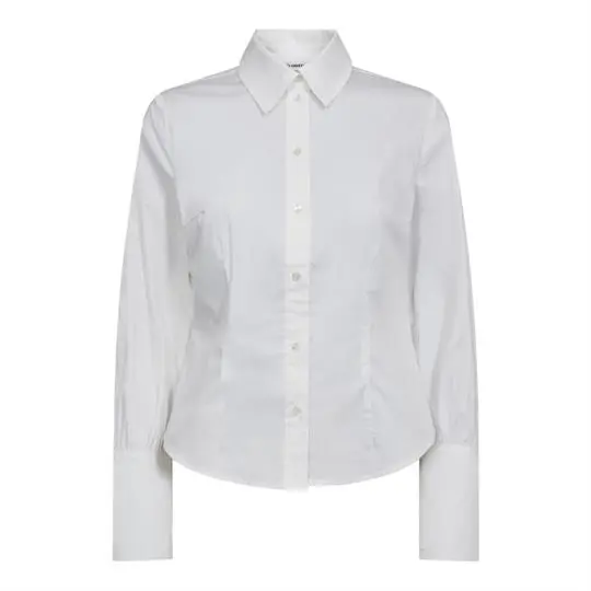 Co Couture Co' Couture - Sanna Pearl Cuff Shirt - White