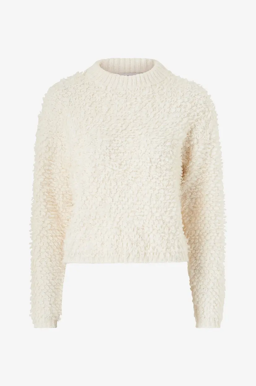 Mango Genser Sweater Mopasa - Beige
