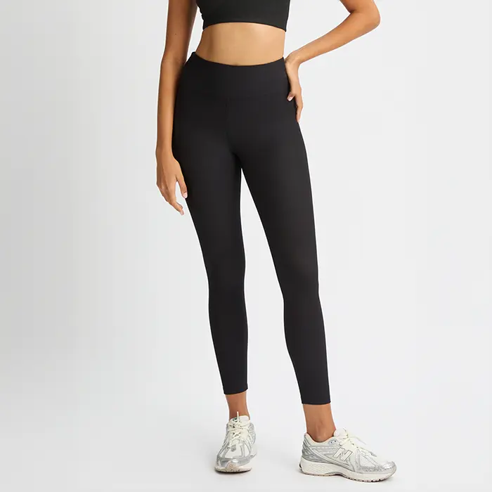 Rohnisch Ribbestrikkede Tights Svart