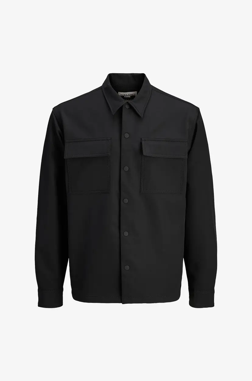 Jack & Jones Junior Skjorte jcoPoint Commute Travel Shirt BF JN - Svart