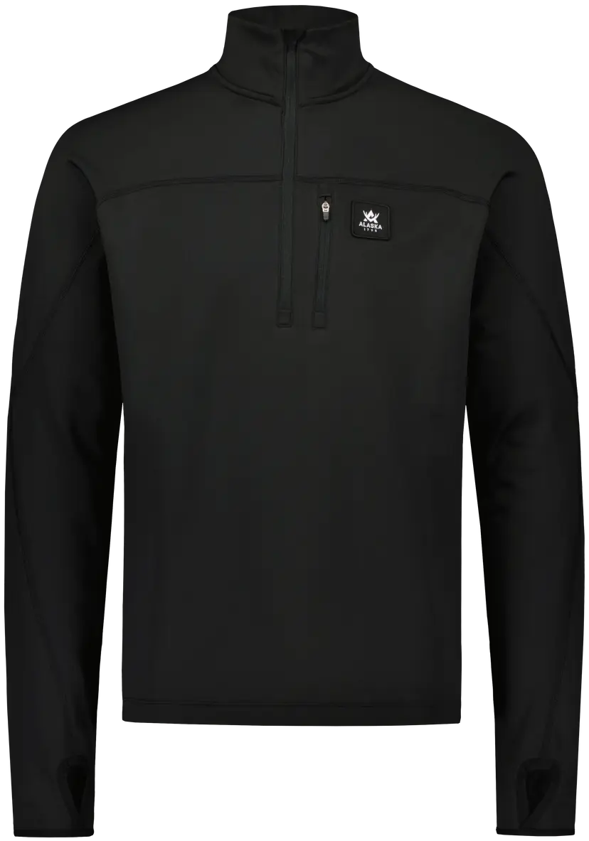 Alaska 1795 Alaska 1795 M's ThermoDry Half-Zip Top Black