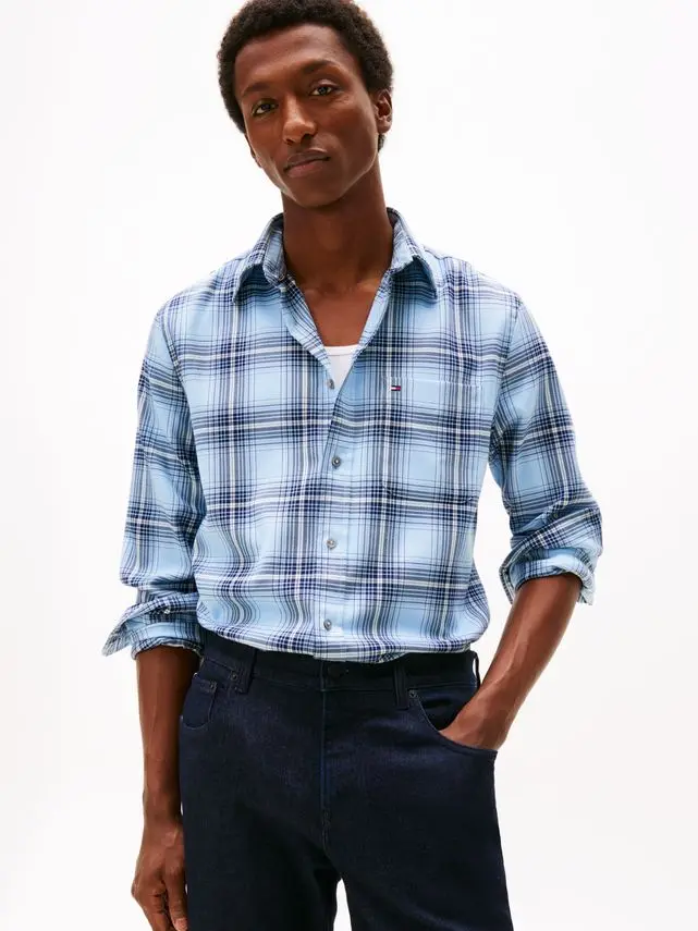 Tommy Hilfiger SOFT TOUCH BLND CHECKED RF SHIRT