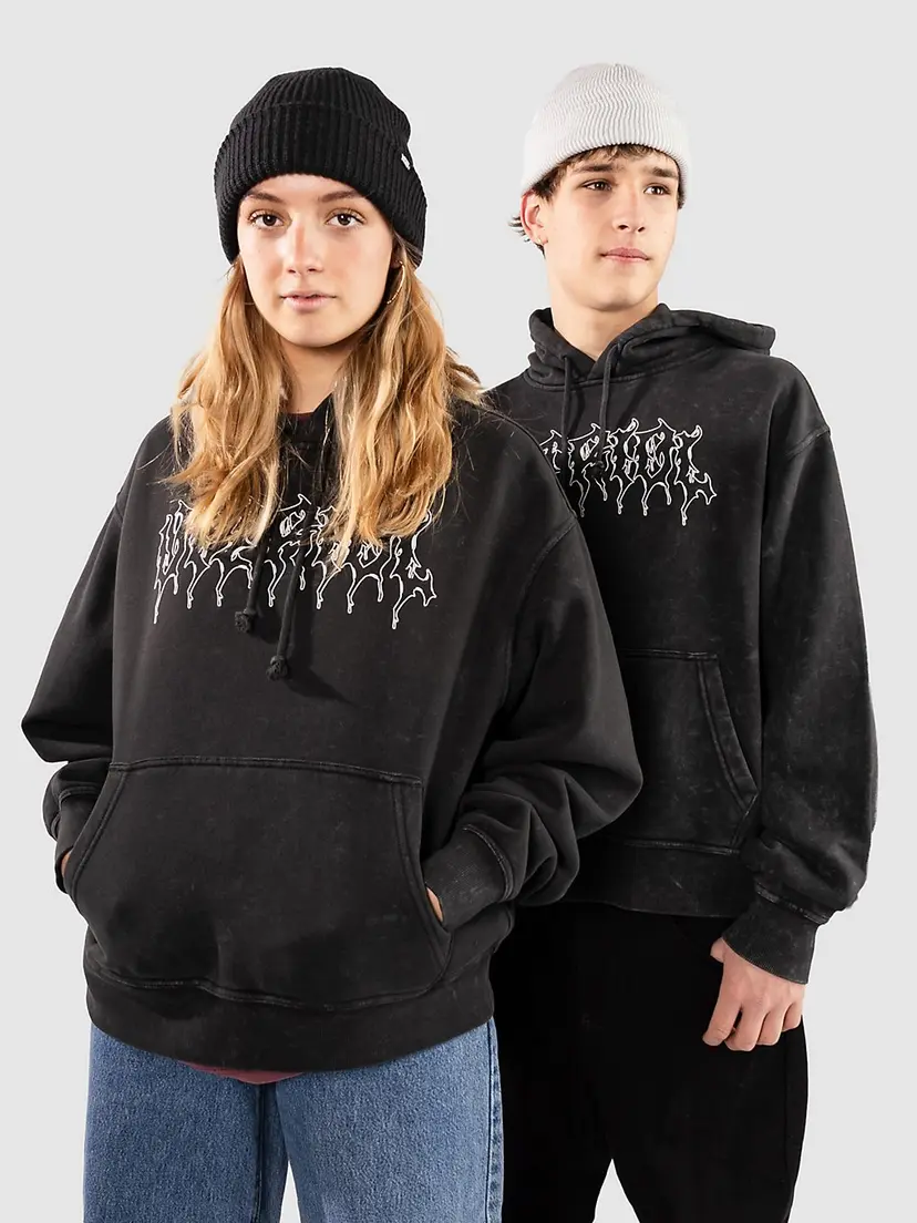 Vitriol Vitriol Fallen Ones Boxy Hettegenser svart
