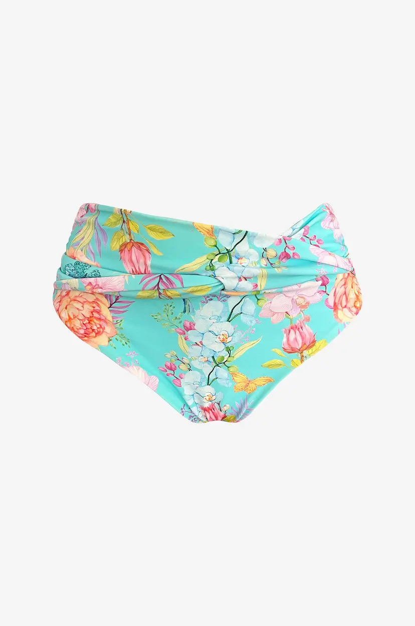 KAANDA Beach life Bikinitruser Exotiq amalfi mid rise front twist bottom - Flerfarget