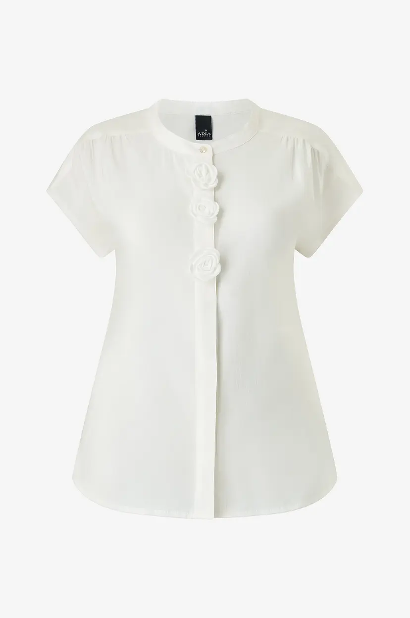 Adia Bluse adFloria - Hvit