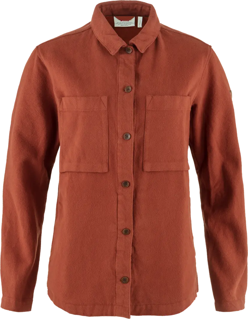 Fjällräven Fjällräven Women's Singi Flannel Overshirt Autumn Leaf