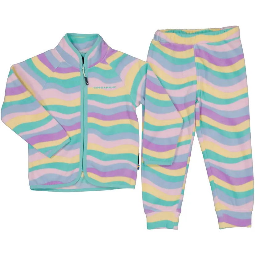 Geggamoja Fleeceset Rainbow - 134/140