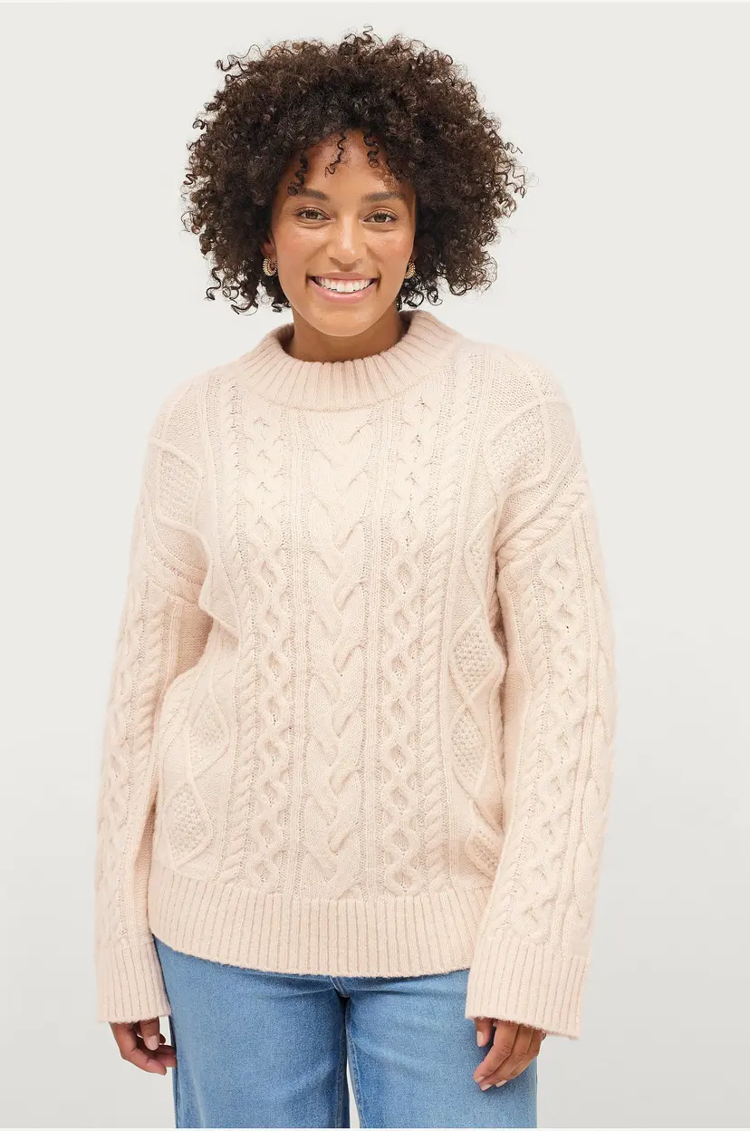 Ellos Collection Genser Nicko - Beige