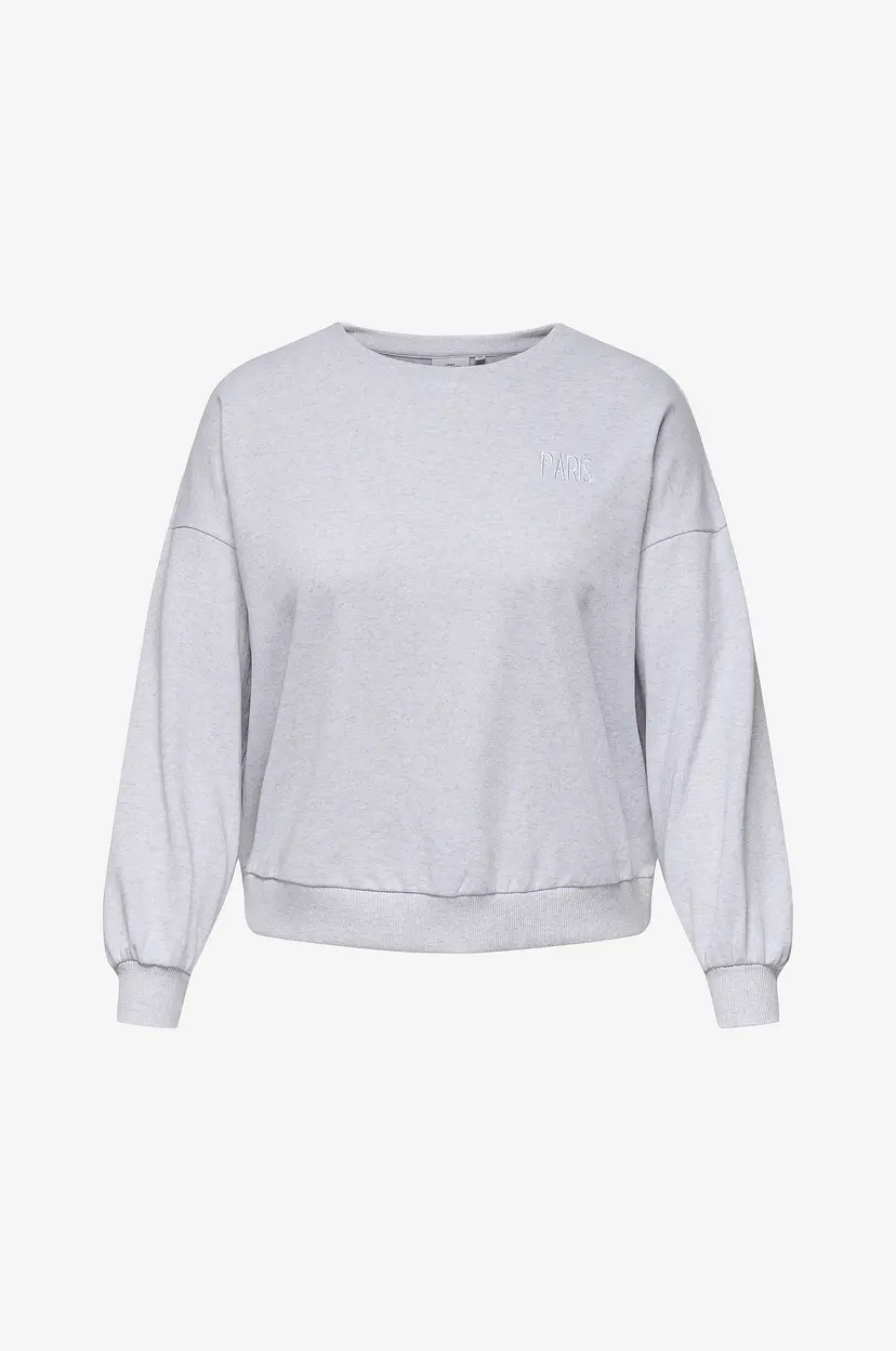 Only Carmakoma Collegegenser carLakira L/S O-neck Swt Jrs - Grå