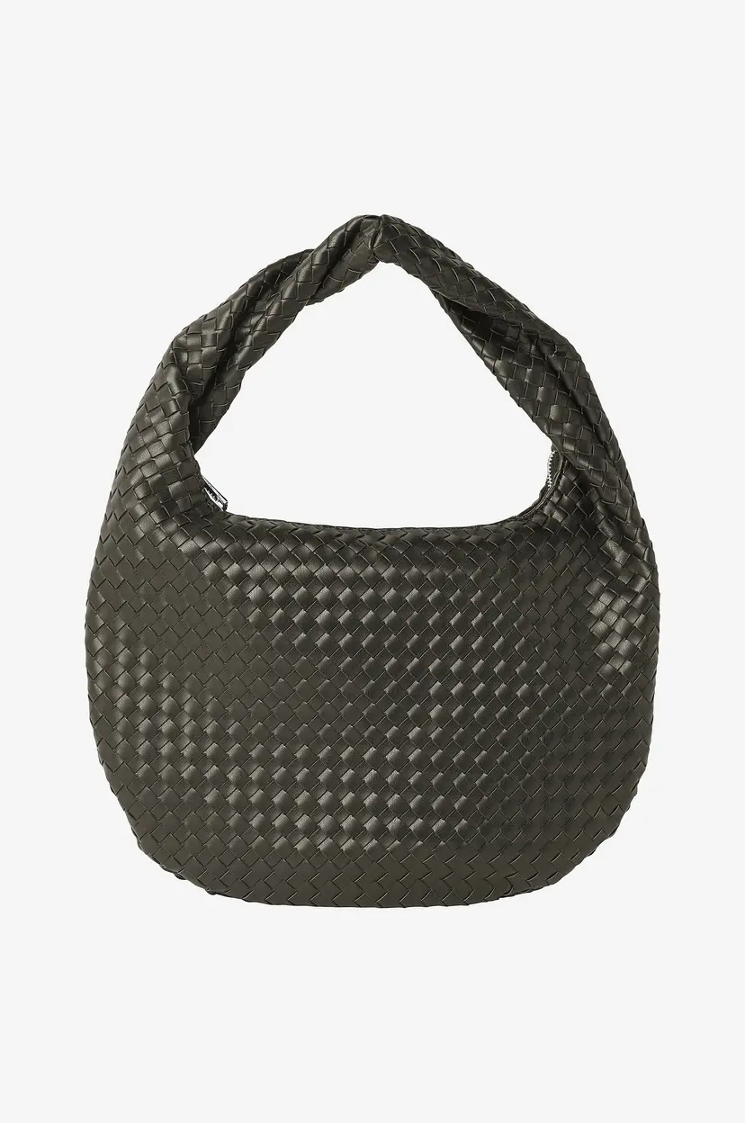 Gina Tricot Vesken Braided Shoulder Bag - Grønn
