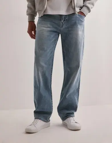 True Religion True Religion Bobby Sn Nf 32 Inseam Loose fit jeans Blå